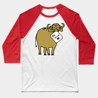 Gold Ox says Be Mine on Valentines Day Baseball T-Shirt